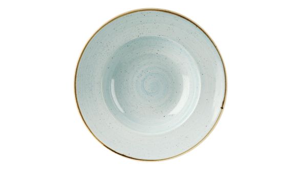 Churchill Stonecast Round Wide Rim Bowls Duck Egg Blue 280mm (12 Pack) SDESVWBL1