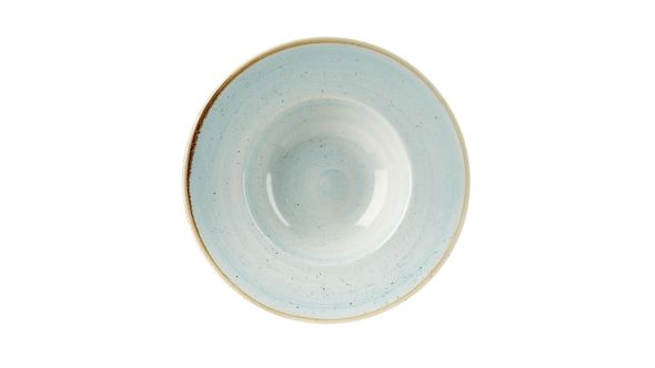 Churchill Stonecast Round Wide Rim Bowls Duck Egg Blue 240mm (12 Pack) SDESVWBM1