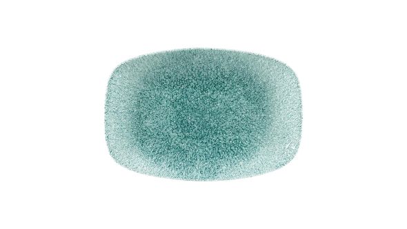 Churchill Raku Oblong Chef Plates Jade Green 157 x 237mm (12 Pack) RKJGOBL21