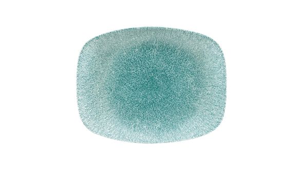 Churchill Raku Oblong Chef Plates Jade Green 202 x 261mm (12 Pack) RKJGOBL31