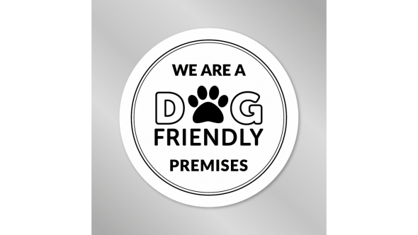 We Are A Dog Friendly Premises (Window Sticker)
