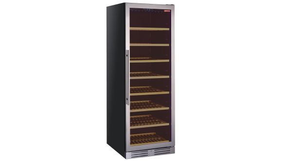 Diamond WCB/38-T1 Wine cabinet, ventilated, stainless steel door, 470 Lt., - BLACK