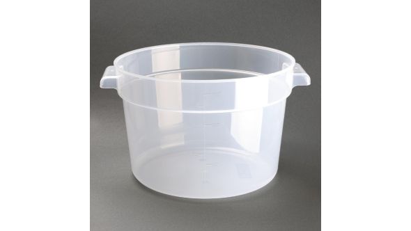 Vogue Polypropylene Round Food Storage Container 10Ltr