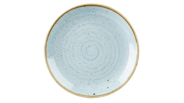 Churchill Stonecast Round Coupe Plates Duck Egg Blue 217mm (12 Pack) SDESEVP81
