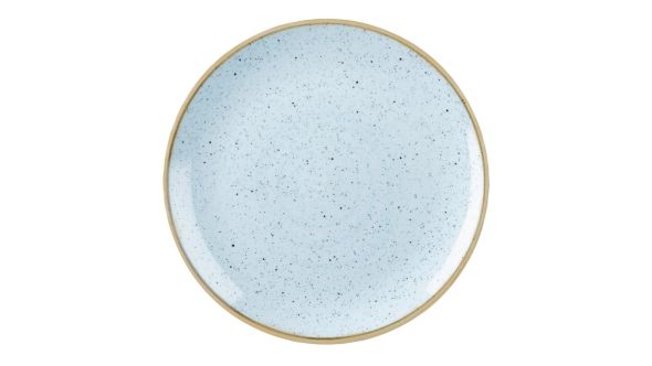 Churchill Stonecast Round Coupe Plates Duck Egg Blue 165mm (12 Pack) SDESEVP61