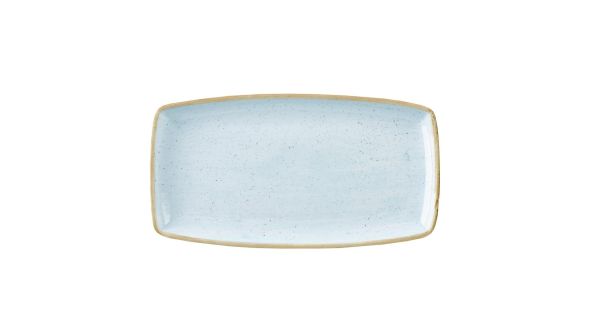 Churchill Stonecast Rectangular Plates Duck Egg Blue 210mm (6 Pack) SDESOP141