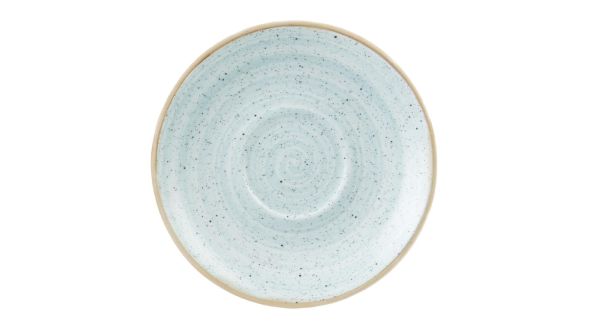 Churchill Stonecast Round Cappuccino Saucers Duck Egg Blue 185mm (12 Pack) SDESCSS 1