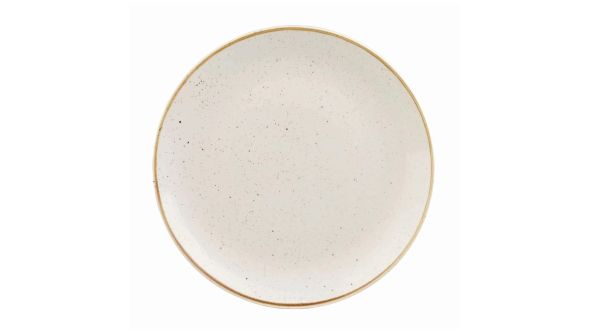 Churchill Stonecast Round Coupe Plates Barley White 200mm (12 Pack) SWHSEVP81