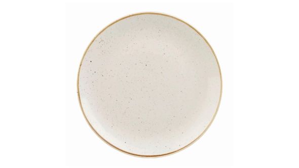 Churchill Stonecast Round Coupe Plates Barley White 165mm (12 Pack) SWHSEVP61