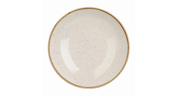 Churchill Stonecast Round Coupe Bowls Barley White 305mm (6 Pack) SWHSPLC21