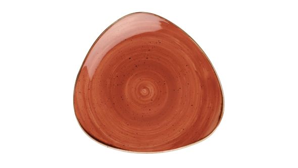 Churchill Stonecast Round Plates Spiced Orange 315mm (6 Pack) SSOSTR121