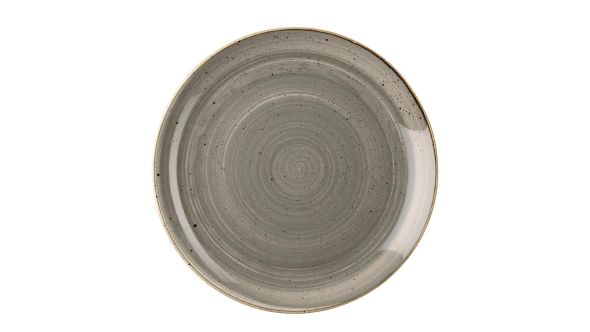 Churchill Stonecast Round Coupe Plates Peppercorn Grey 295mm (12 Pack) SPGSEV101
