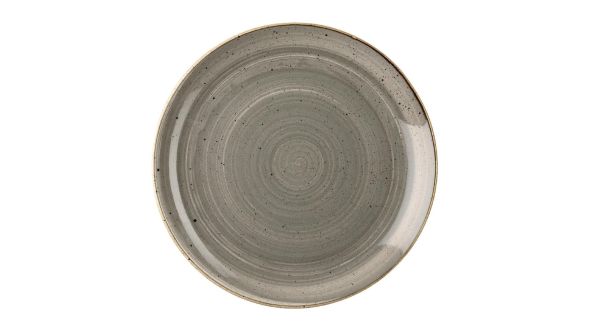 Churchill Stonecast Round Coupe Plates Peppercorn Grey 185mm (12 Pack) SPGSEVP61
