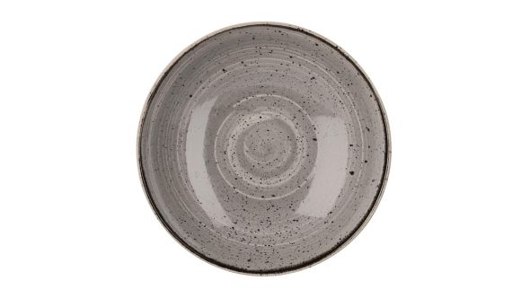 Churchill Stonecast Round Coupe Bowls Peppercorn Grey 200mm (12 Pack) SPGSEVB71