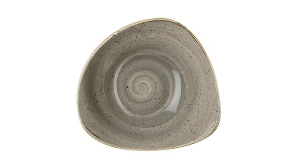 Churchill Stonecast Round Bowls Peppercorn Grey 235mm (12 Pack) SPGSTRB91