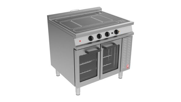 Falcon Dominator Plus Solid Top Induction Oven Range on Feet E3917I