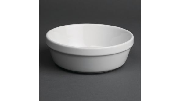 Olympia Whiteware Round Pie Bowls 137mm (6 Pack) DK809