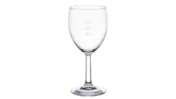 Arcoroc Savoie Grand Vin Wine Glasses 350ml CE Marked at 125ml 175ml and 250ml F2516