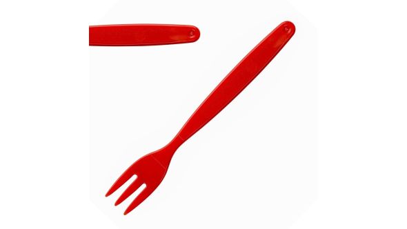 Olympia Kristallon Polypropylene Forks Red (12 Pack) QY-02290-05