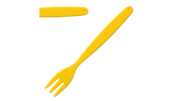 Olympia Kristallon Polypropylene Forks Yellow (12 Pack) QY-02290-06