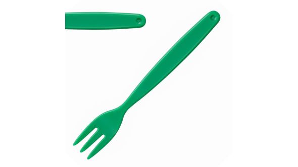 Olympia Kristallon Polypropylene Forks Green (12 Pack) QY-02290-07