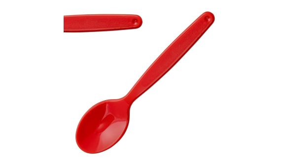 Olympia Kristallon Polypropylene Spoons Red (12 Pack) QY-02290-09