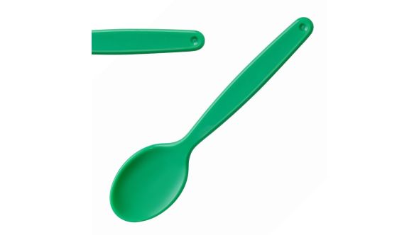 Olympia Kristallon Polypropylene Spoons Green (12 Pack) QY-02290-11