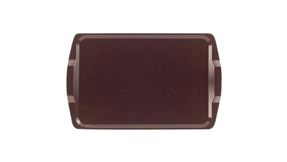 Cambro Venge Laminate Room Service Tray With Handles 640mm