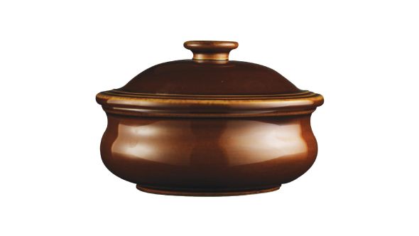 Churchill Rustics Simmer Stew Pots and Lids 140mm (6 Pack) ZCAGLSPT1