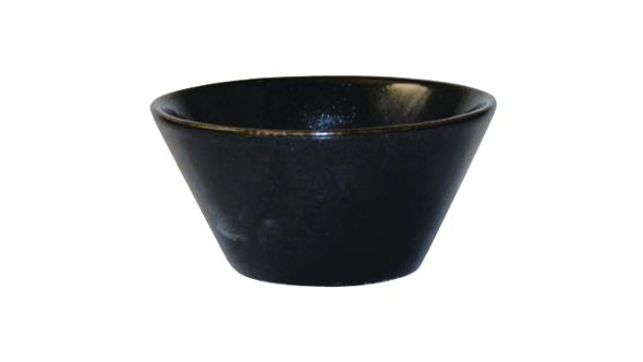 Churchill Bit on the Side Black Zest Snack Bowls 116mm (12 Pack) BCBKZE101