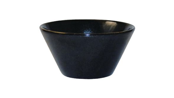 Churchill Bit on the Side Black Zest Snack Bowls 121mm (12 Pack) BCBKZE121