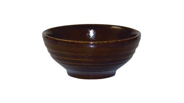 Churchill Bit on the Side Brown Ripple Snack Bowls 102mm (12 Pack) BCBRRP6 1
