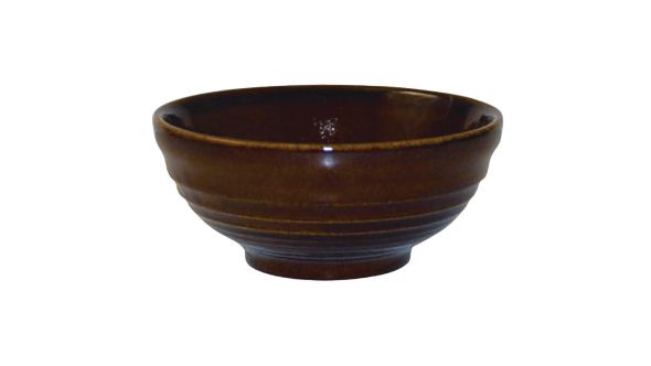 Churchill Bit on the Side Brown Ripple Snack Bowls 120mm (12 Pack) BCBRRP101