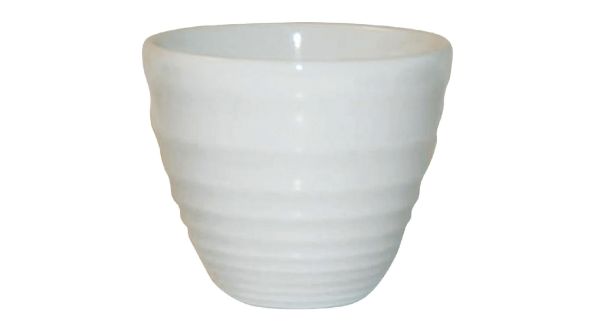 Churchill Bit on the Side White Ripple Chip Mugs 284ml (12 Pack) WH RPCM1