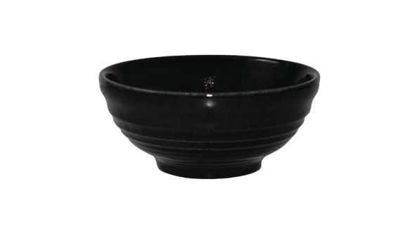 Churchill Bit on the Side Black Ripple Snack Bowls 120mm (12 Pack) BCBKRP101