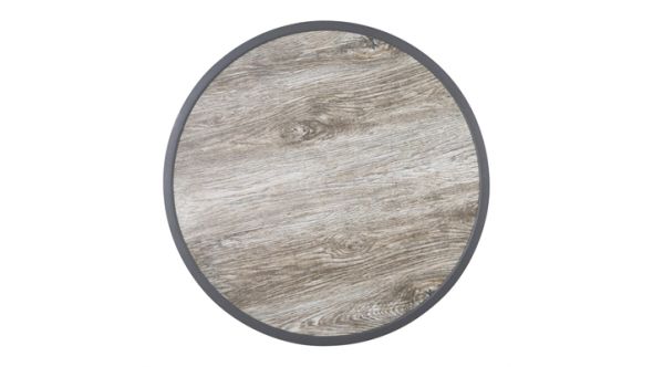 Bolero Fibre Glass Round Table Top Wood Effect 580mm DL486