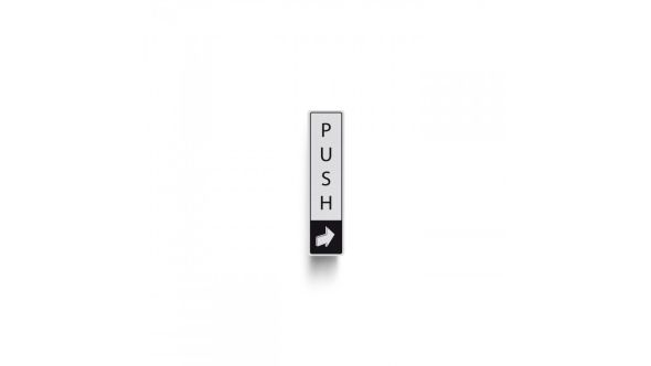 DM014 - Push Vertical with Symbol Door Sign