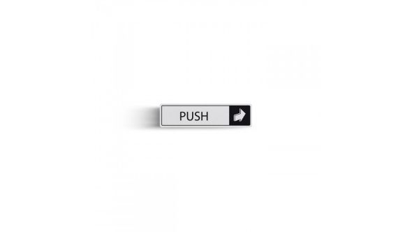 DM015 - Push Horizontal with Symbol Door Sign
