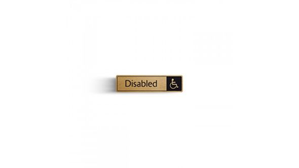 DM028 - Disabled with Symbol Door Sign