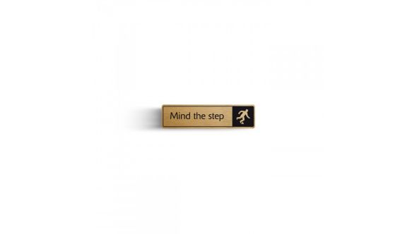 DM039 - Mind The Step with Symbol Door Sign