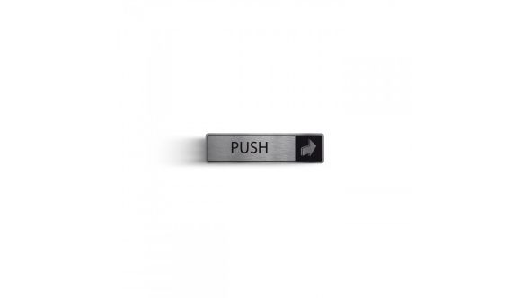 DM055 - Push Horizontal with Symbol Door Sign