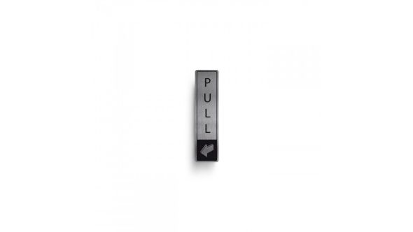 DM057 - Pull Vertical with Symbol Door Sign