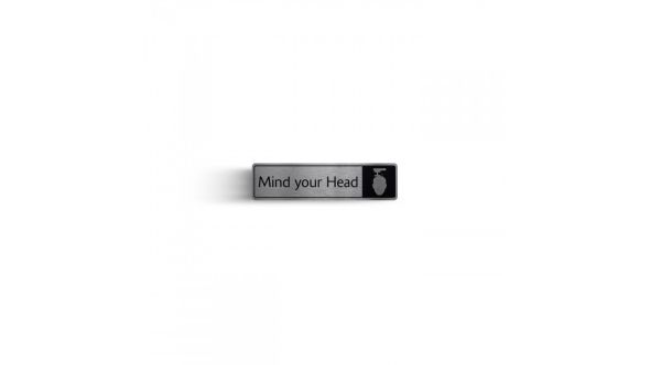 DM058 - Mind Your Head with Symbol Door Sign