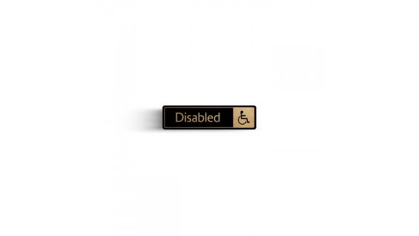 DM088 - Disabled with Symbol Door Sign