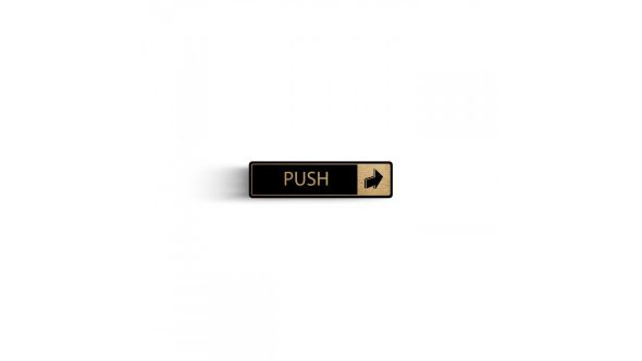 DM095 - Push Horizontal with Symbol Door Sign