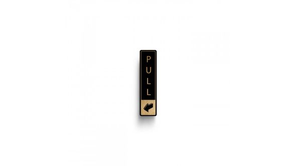DM097 - Pull Vertical with Symbol Door Sign