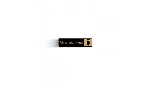 DM098 - Mind Your Head with Symbol Door Sign