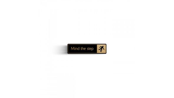 DM099 - Mind The Step with Symbol Door Sign