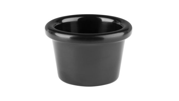 Olympia Kristallon Melamine Plain Ramekins Black 63mm (12 Pack) S-2747