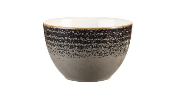 Churchill Studio Prints Homespun Charcoal Black Sugar Bowls 227ml 8oz (12 Pack) SPCBSSGR1